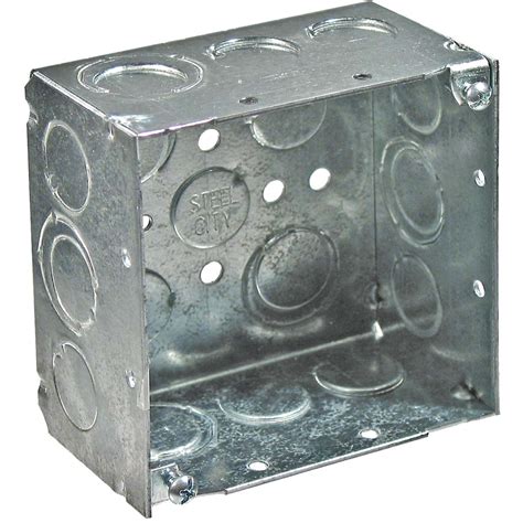 4 x 4 electric box|4 square deep electrical box.